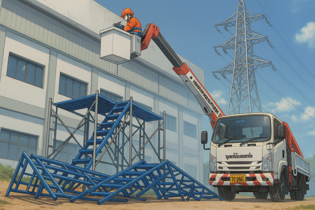 เช่า vs ซื้อ รถเครนและรถกระเช้า เปรียบเทียบต้นทุนรวม TCO