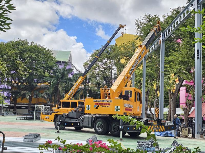 เช่ารถเครน สมุทรปราการ เหล็กบีม
